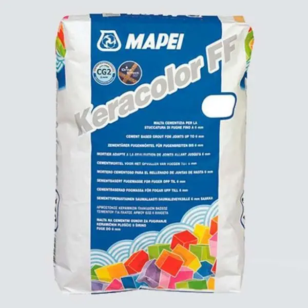 Цементная затирка Mapei Keracolor FF №111 Светло-серый 2 кг.