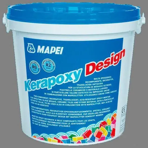 Эпоксидная затирка Mapei Kerapoxy Design №739 Дымчатый 3 кг.